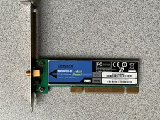 Linksys Wireless-G PCI adaptor w/SpeedBooster WMP54GS ver 1.1