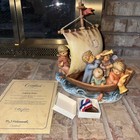 Hummel #530 "Land In Sight", No. 15,786 of 30,000- Coa and Medal Included. Box