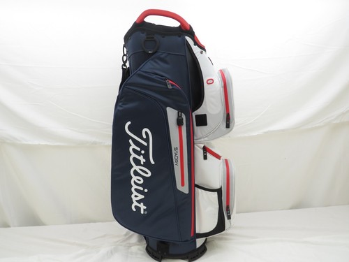Titleist Cart 15 StaDry Cart Golf Bag Navy/White/Red Titleist Bag - Picture 3 of 5