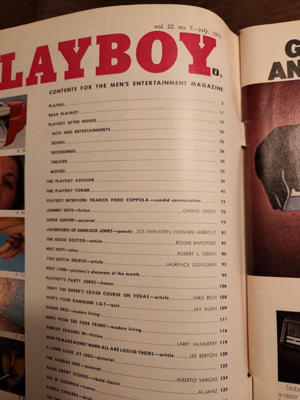 Playboy Magazine July 1975 Playmate Lynn Schiller Long Look Of Legs