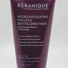 Keranique Micro Exfoliating Follicle Revitalizing Mask 4 Oz New Free Shipping