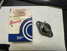 Browning Two-Bolt Flange Ball Bearing Unit - 1/2 in Bore, 2-Bolt Flange, Eccentr