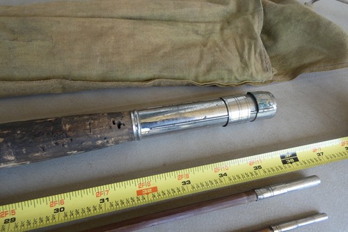 Vintage Split Bamboo Fly Rod 3 Piece With Extra Tip 9 Ft Repair Needed - Picture 12 of 12