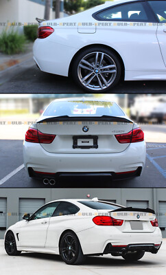Gloss Black PSM Style Duckbill Trunk Spoiler For BMW F36 430i Gran Coupe (2014-2020)