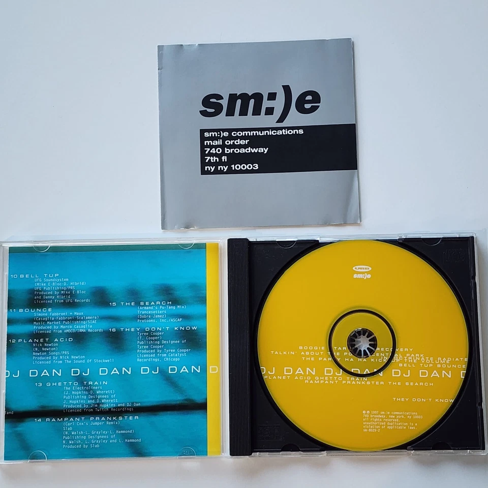 DJ Dan Urb Mix Volume 2 CD House Funky Acid Music 1997 Smile Productions - Image 2 of 4