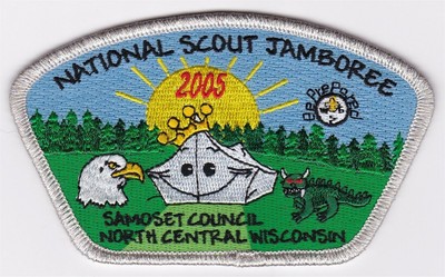 JSP - SAMOSET COUNCIL - 2005 NATIONAL JAMBOREE - SIL/M BDR - OVERSIZE
