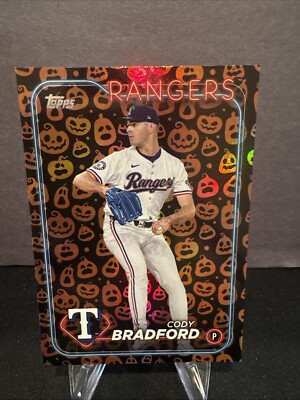 2024 Topps Update Cody Bradford Us331 Jack O Lantern Parallel Ebay 