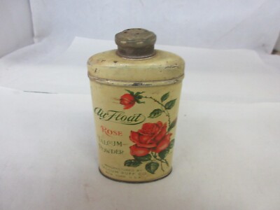 VINTAGE AIR FLOAT BEAUTIFUL TALCUM POWDER ADVERTISING D-91
