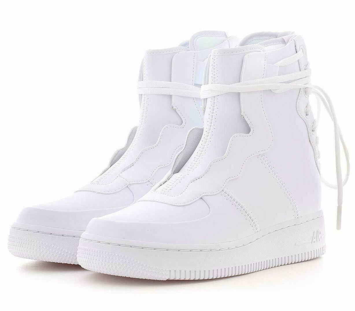 Size 7.5 - Nike Air Force 1 High Rebel XX Triple White for sale online |  eBay