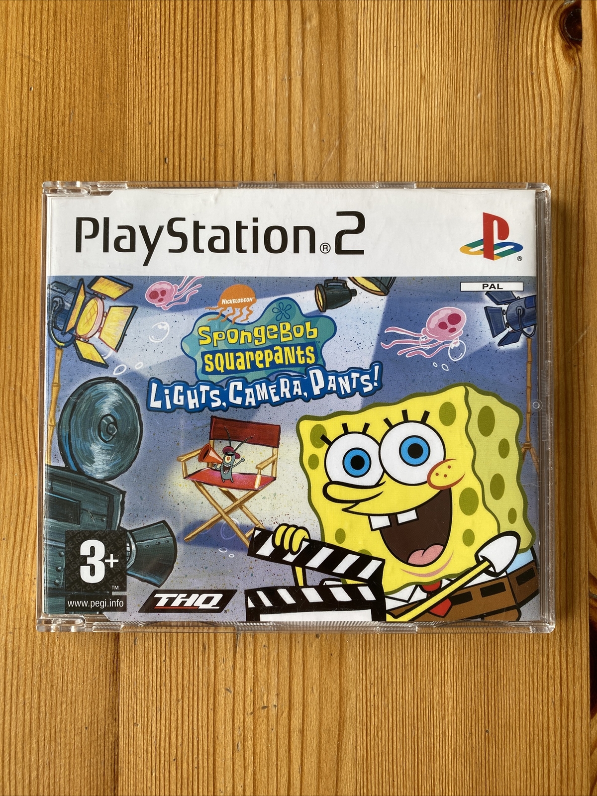 SpongeBob SquarePants Lights, Camera, Pants! PlayStation 2 PS2 Rare