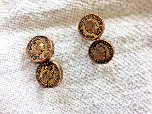 Vintage Georgivs VI D:G:BR:OMN:REX cufflinks