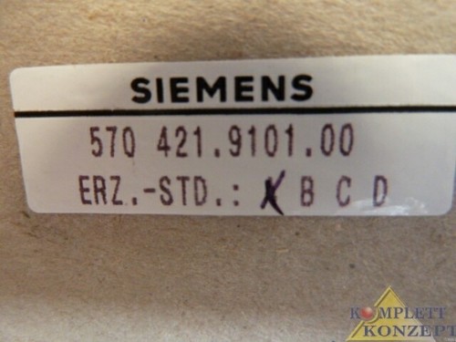 Siemens Sinumerik DMP Terminalblock 6FX1142-1BA-01 570421910100 - Picture 3 of 3