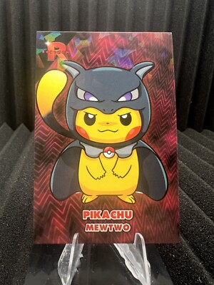 Pikachu Poncho Mewtwo - Cracked Ice Holo - Team Rocket Card Database - Pokemon