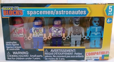 Make-It Blocks Weltraum EDITION Figuren Set kompatibel mit Lego etc