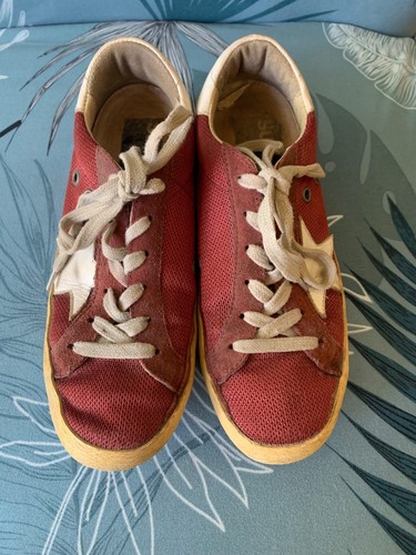 Golden Goose Superstar Rosso Bianco SNEAKERS SCARPE PALESTRA donna tg 36 5,5 6 INDOSSATE - Foto 3 di 9