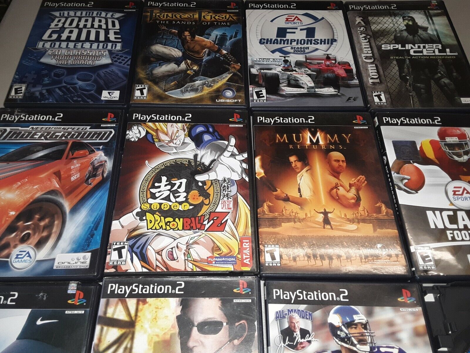 Lot of 12 ORIGINAL sony ps2 ACTION GAMES large variety DBZ+MORE Video  Game#1A