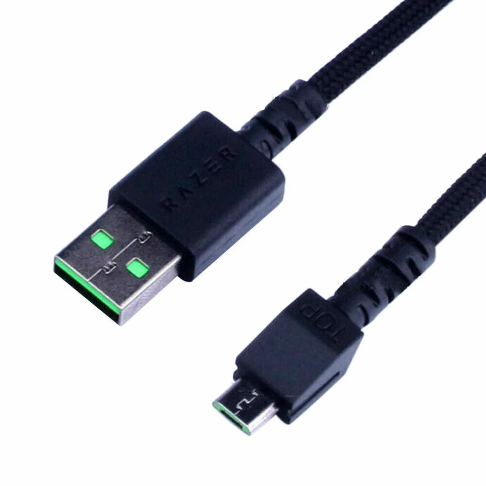 For Razer Mamba Micro USB-A to Micro-USB Cable Braided for Mamba Mouse lpkk - Image 3 of 4