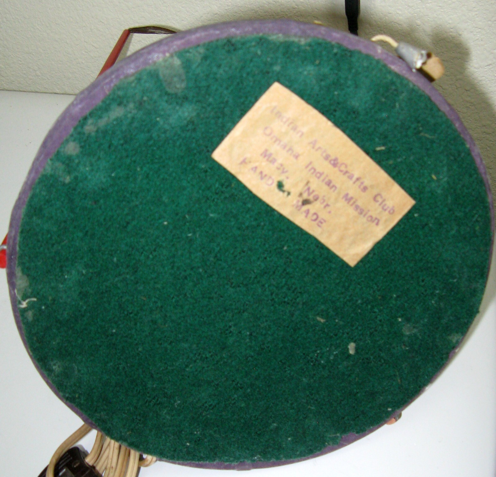 Antique Tepee Lamp Hand Made By Indian Mission Crafts Club Macy NE