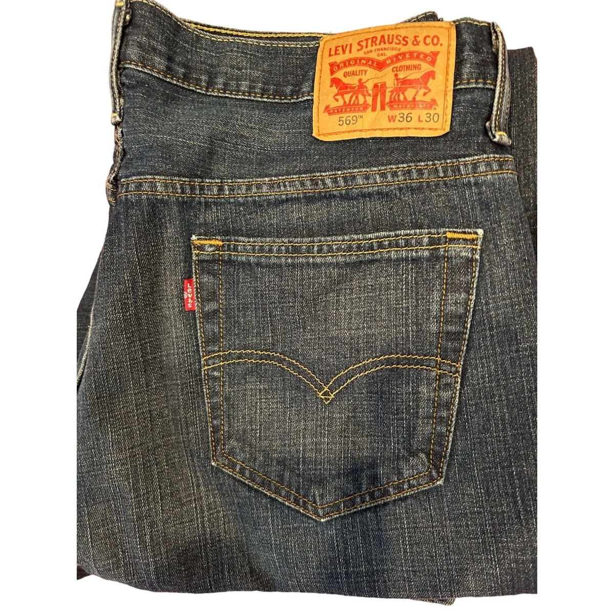 Levi jeans 36 sales waist 30 leg