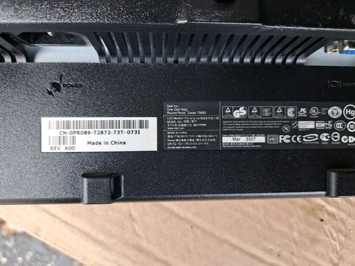 Dell SE177FPf 17" LCD Monitor With Power Cable - Picture 6 of 6