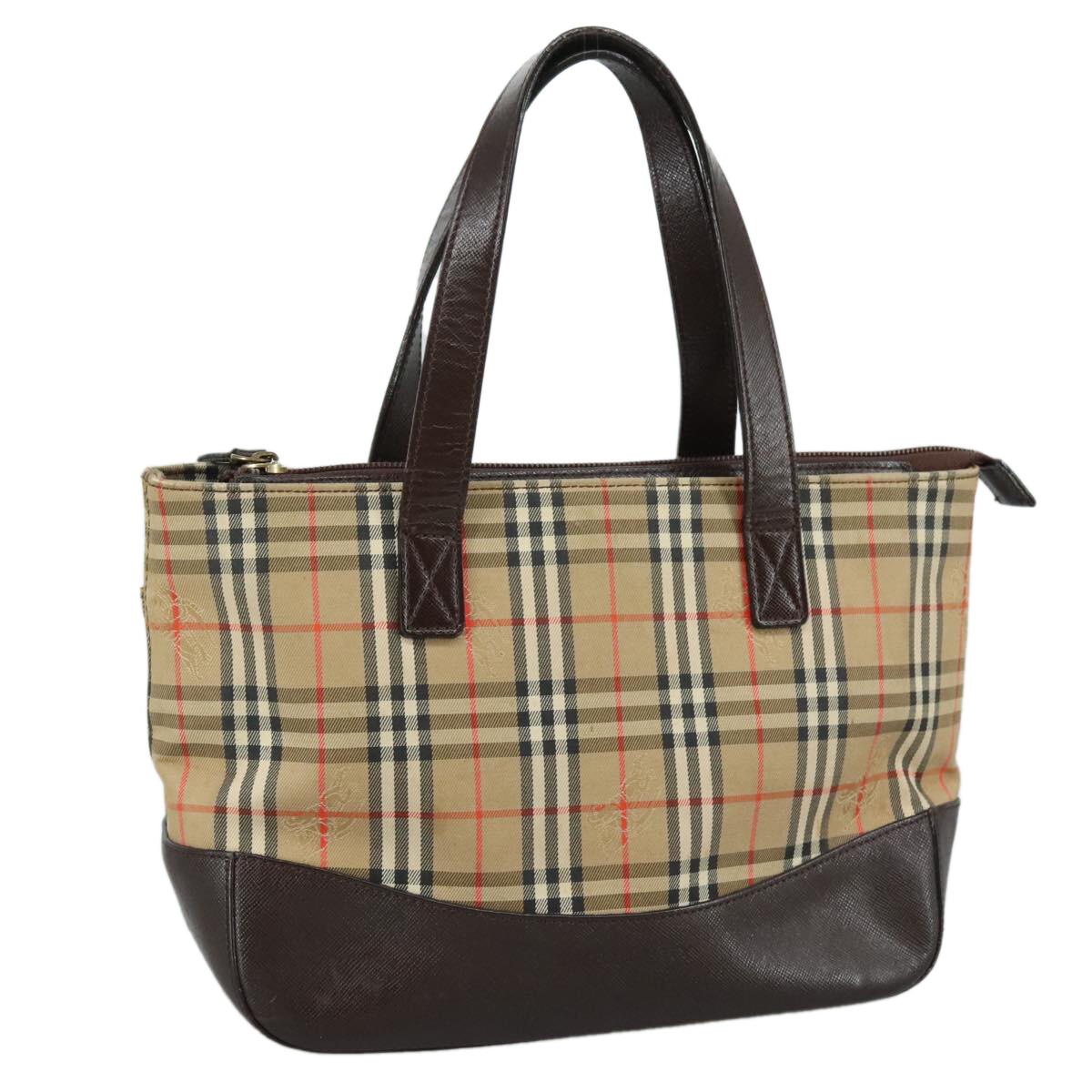 【キッコ】BURBERRY ハンドバッグ レザー ノバチェック 未使用品 バーバリーロンドン ノバチェック ハンドバッグ レザー PVC