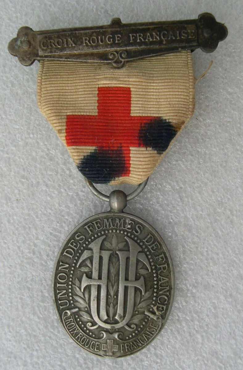 Médaille Croix Rouge 'Secours Aux Blessés Militaires' 1864-1866 - Napoléon III, Empire, Occasion