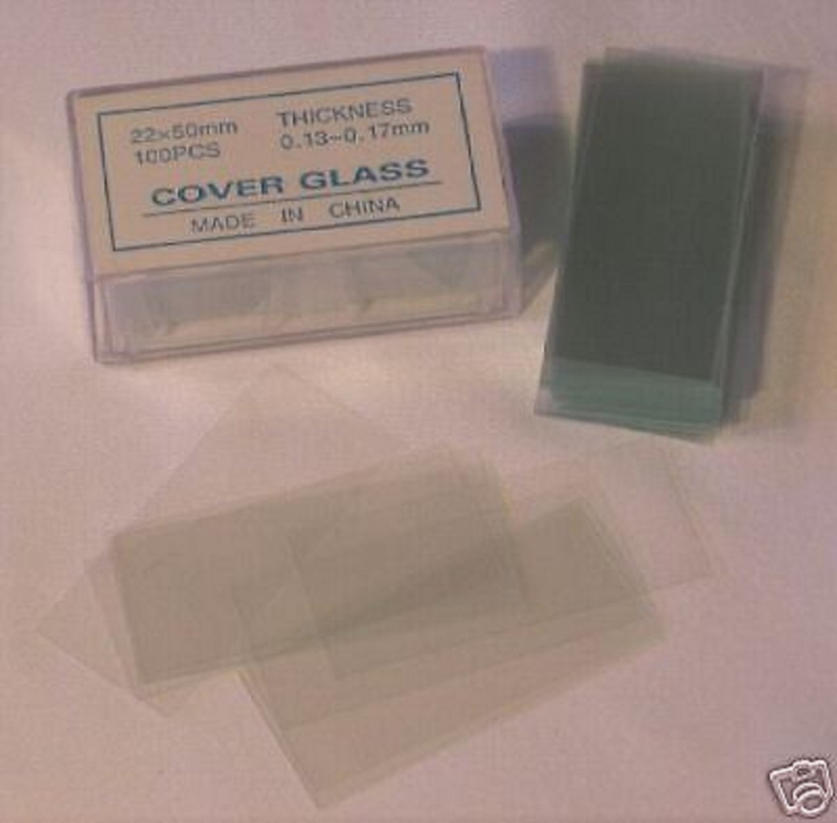 Glass Slides Laboratory 100-Piece Glass Microscope Cover Slips - 18mm ...