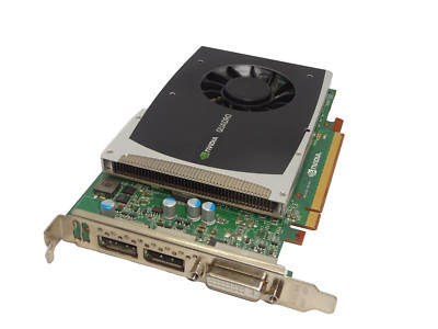 DELL nVIDIA QUADRO 2000 512MB SDRAM GRAFIKKARTE DUAL DP DVI #GK9454