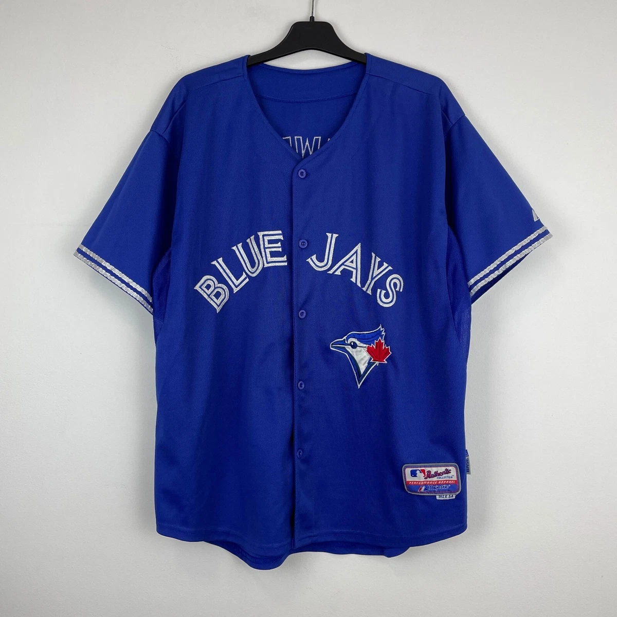 Toronto Blue Jays Brett Lawrie Jersey Majestic MLB Baseball Shirt Rare size  54