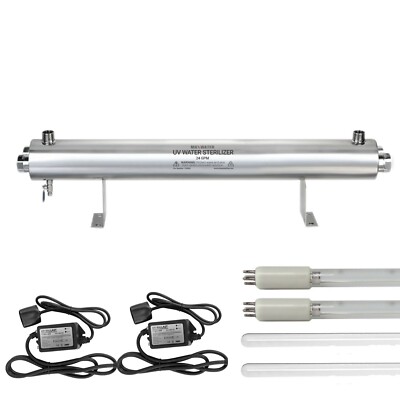UV - Commercial Ultra Violet Ray Sterilizer 110w, 24GPM Sterilizer Large Power