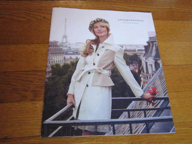 Anthropologie Catalog 2013 FREE SHIP Fashion Home Goods