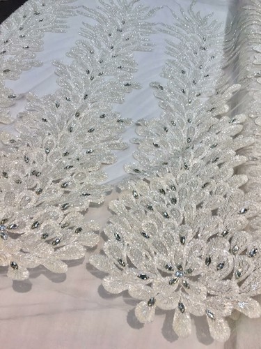 Vegas Peacock Mesh Sequin, Shiny, Fancy, Wedding, Prom, pageant, Sold by PANEL - Picture 36 of 55