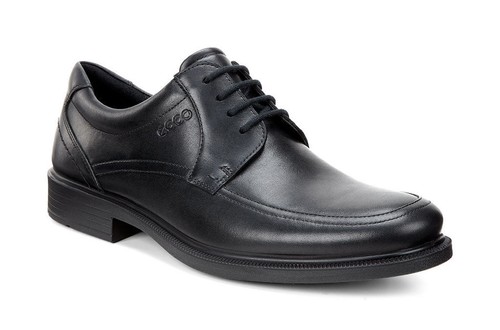 Black Leather Lace Up Dress Shoe 