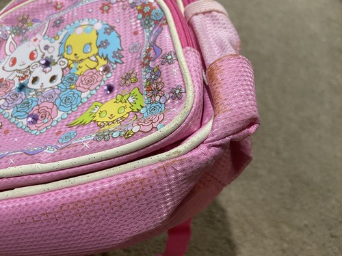 Sanrio Jewelpet 2012 Mini 10” Backpack Rucksack Bag Charm Pink - Picture 12 of 18