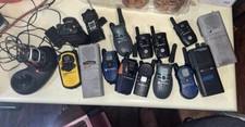 Motorola LOT OF 17 Radios and 1 Charging Station. None Tested  AS IS