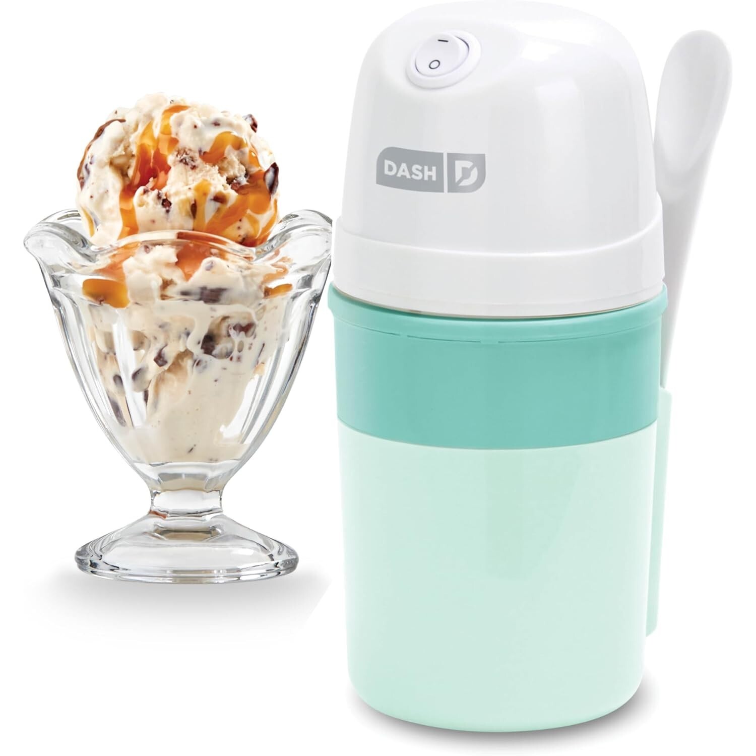 My Pint Ice Cream Maker Aqua Soft Serve Machine for Gelato Sorbet Yogurt