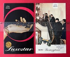 2 x DDR Prospekt ROW Rathenow 1963 Theatergläser Theastar Luxostar   ( F23113
