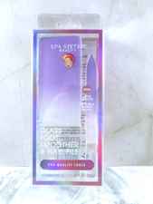 Spa Sister Glass Foot Smoother And Nail File Pro Quality Tools 2 Pc Adult New
