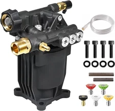 YAMATIC 3200 PSI Power Washer Pump 3/4" Shaft Horizontal Pressure Washer Pump