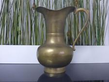 26 x 14 cm Dzbanek z 1970 roku Kielich Dzbanek Wazon DEKORACJA Mosiądz Dekoracja Doniczka VINTAGE