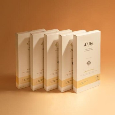 d'Alba White Truffle Double Mask Pack [Nutritive/Hydrating] | 2-Step Sheet Mask
