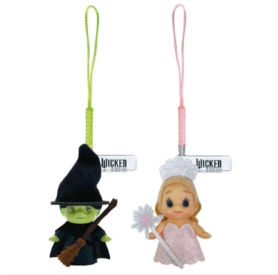 ウィキッドWICKED　プリンセス・ウィッチ チャームキューピーキーホルダー Wicked Two Witches Movie Limited Wicked x Kewpie set Mascot charm