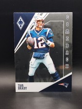 2019 Panini Phoenix Football Tom Brady Comeback Card #9 | New England Patriots