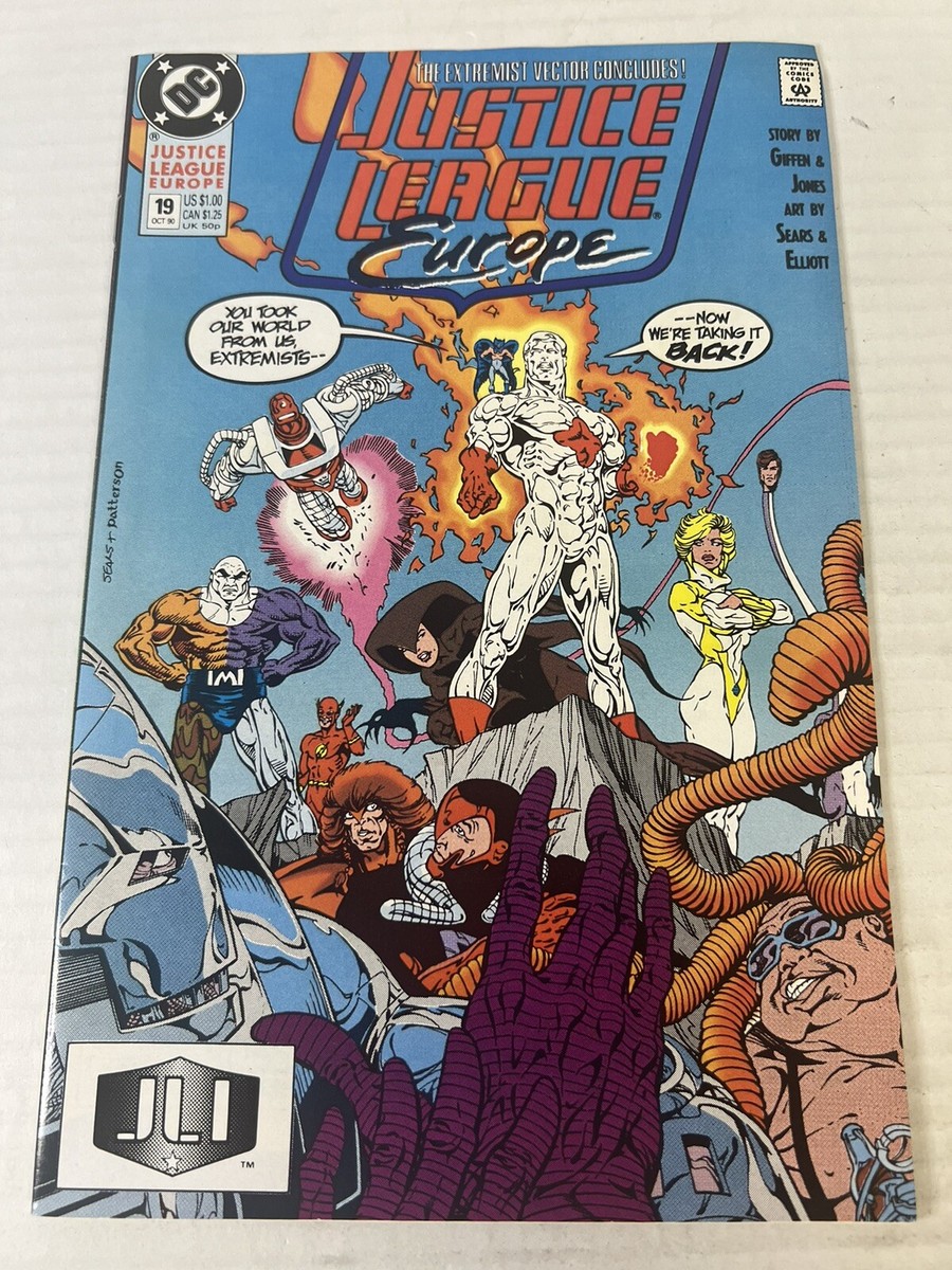 DC Comics Justice League International Europe Issue #19 Extremist