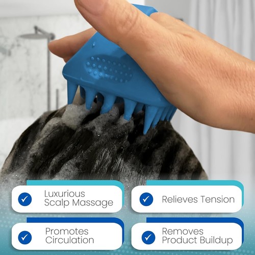 Bondi Home Spa Hair Scalp Massager - Shampoo Brush for Scalp-Care - Promotes Hea - Picture 4 of 10