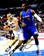 Ronny Turiaf Signed Los Angeles Clippers 8x10 inch Photo * French Basketball HOF