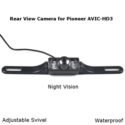 New Rear View Camera Backup License Plate Night for Pioneer AVIC-HD3 AVICHD3