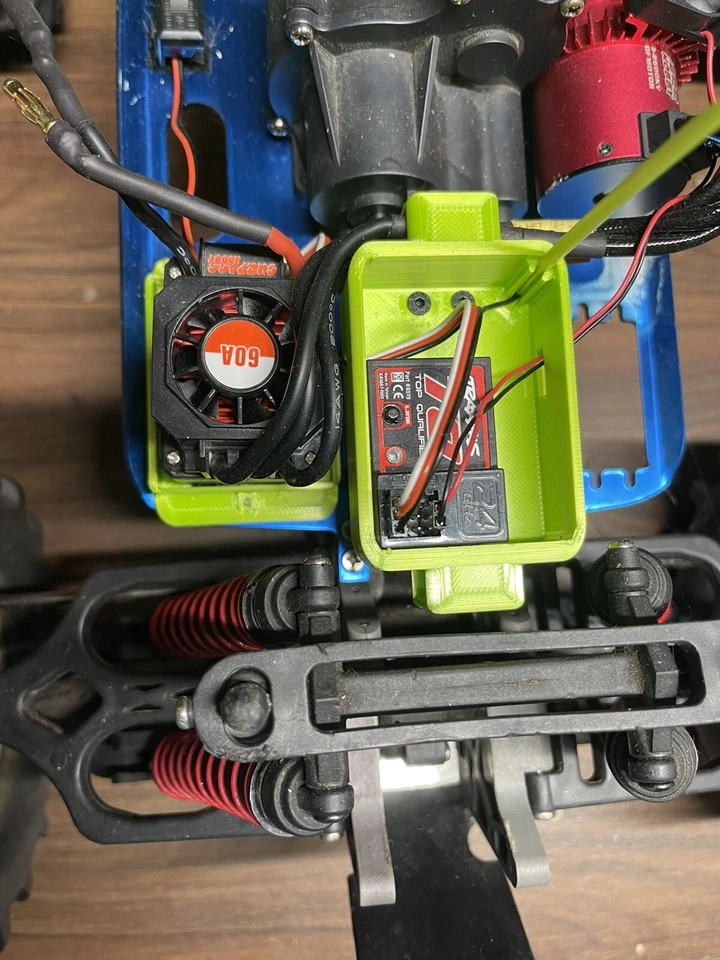 Redline RC custom Nitro To Electric Conversion Mount Kit For 2.5 Traxxas Tmaxx - Image 2 of 4