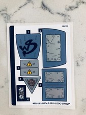 LEGO STICKER SHEET for 70829 Emmet and Lucy's Escape Buggy , New  Genuine 