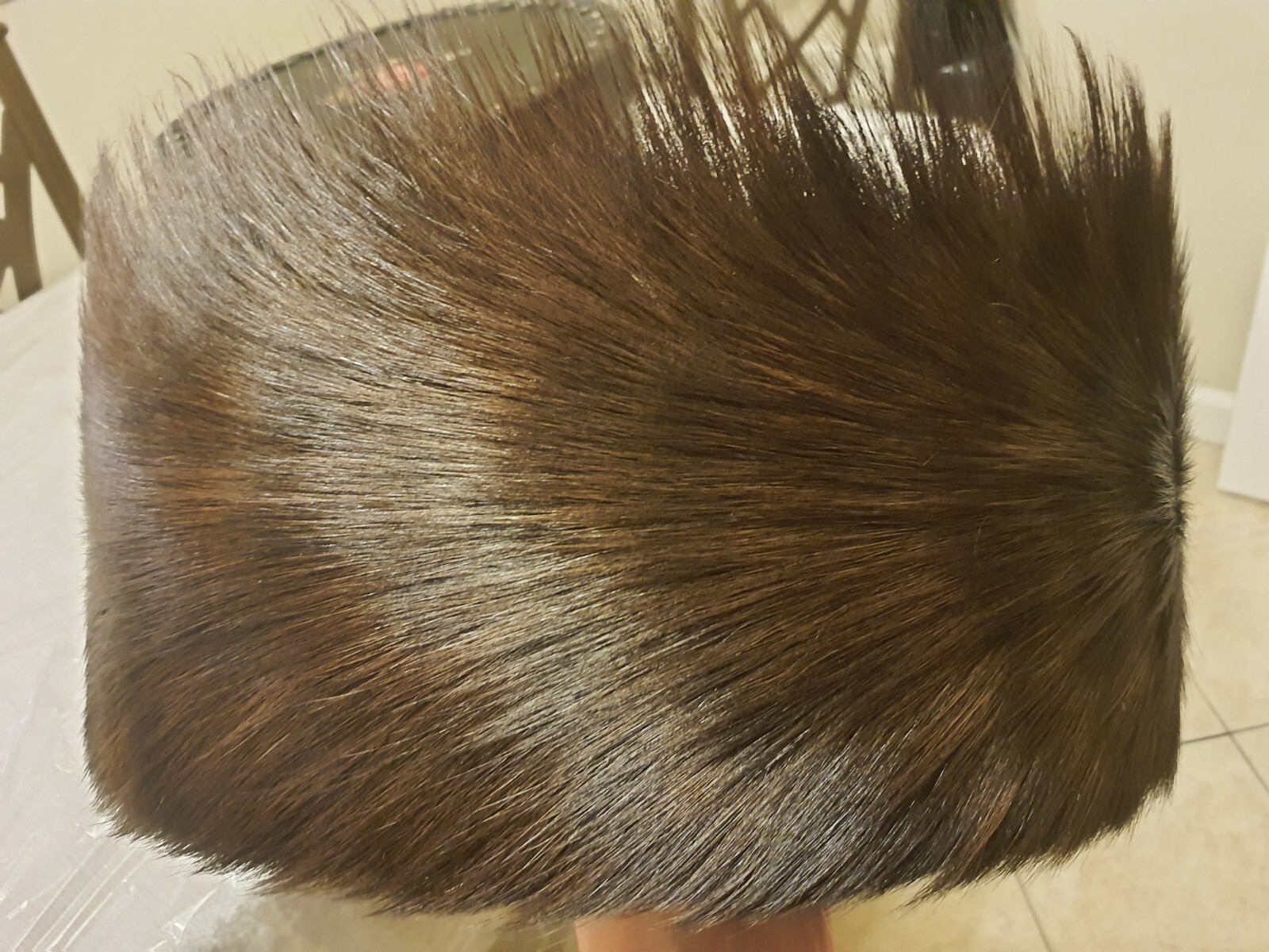 Hasidic Shtreimel genuine Fur Hat Size 54 x 7 Original Box ‏שטרײַמל w